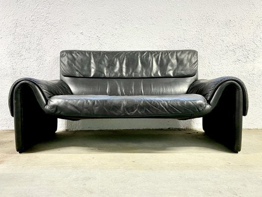 Black Leather Sofa Ds2011 from de Sede, 1980s-ZFK-2043070