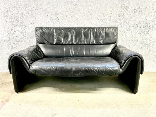 Black Leather Sofa Ds2011 from de Sede, 1980s-ZFK-2043070