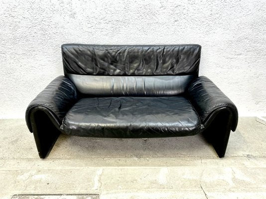 Black Leather Sofa Ds2011 from de Sede, 1980s-ZFK-2043070