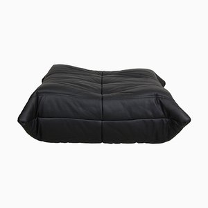 Black Leather Togo Ottoman by Michel Ducaroy for Ligne Roset, 1970s-MTD-1400099