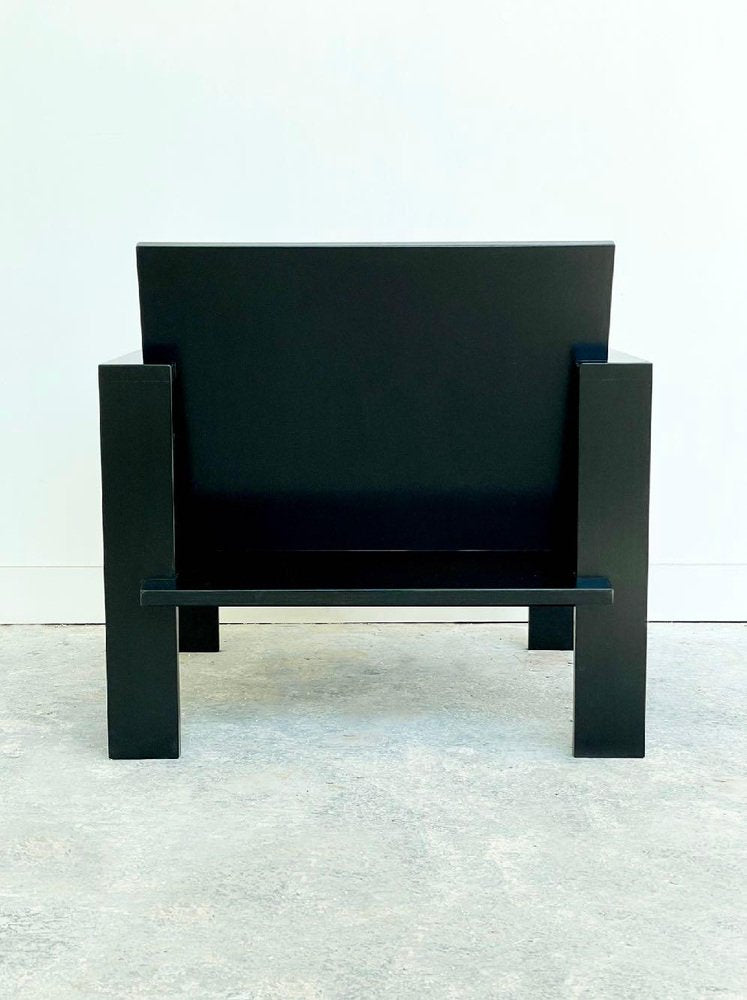 Black Lounge Chair 01 by Goons