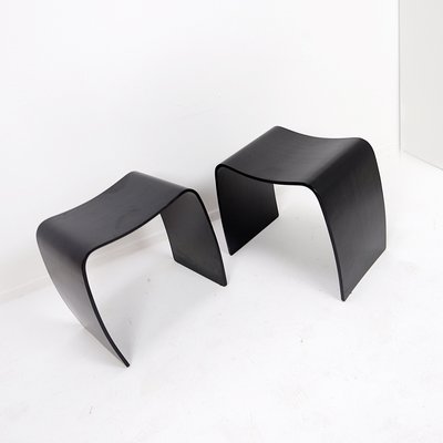 Black M-Stools by Jørgen Møller, 2000s, Set of 2-NYF-2018795