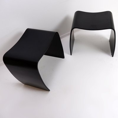 Black M-Stools by Jørgen Møller, 2000s, Set of 2-NYF-2018795