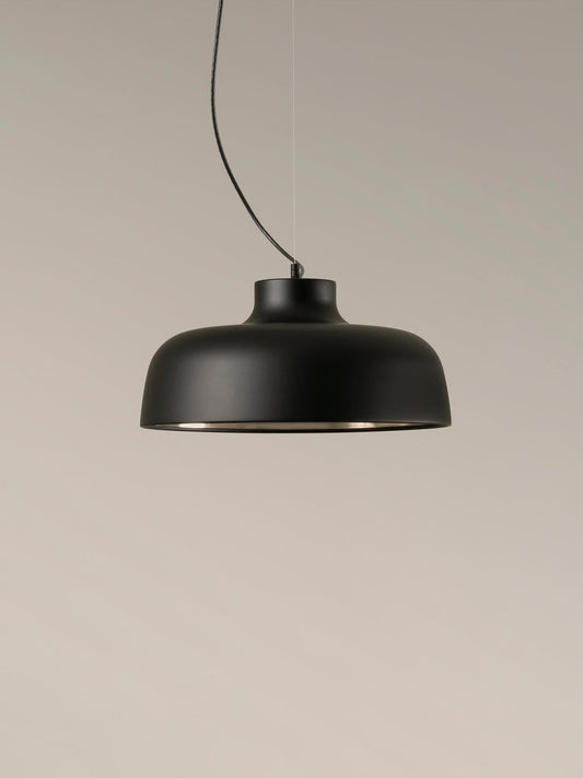 Black M68 Pendant Lamp by Miguel Milá