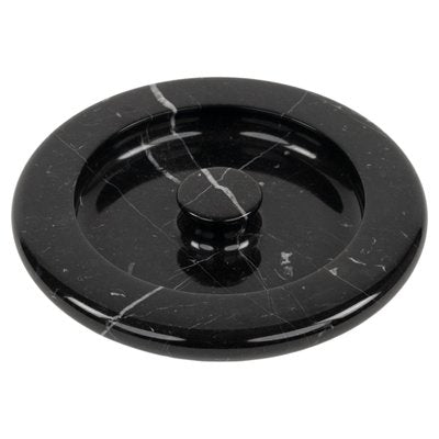 Black Marble Ashtray attributed to Angelo Mangiarotti, Italy, 1970s-LYQ-1794026