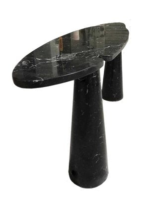 Black Marble Console by Nero Marquina, 1970s-OAQ-1169399