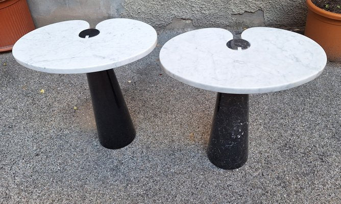 Black Marble Eros Coffee Tables by Angelo Mangiarotti for Skipper, 1980s, Set of 2-OHK-2020726