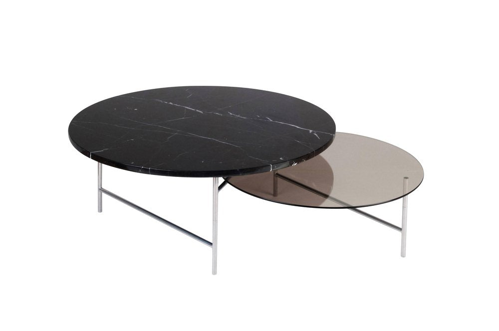 Black Marble Zorro Coffee Table by Note Design Studio