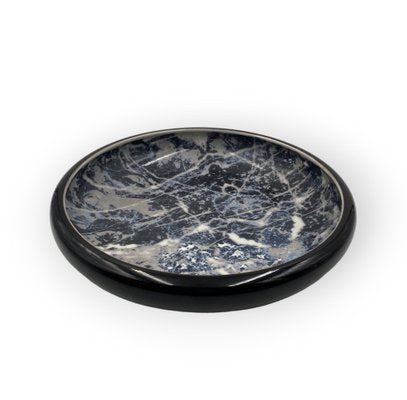 Black Marbled Ceramic Centerpiece by Alvino Bagni, 1970-TXN-1771301