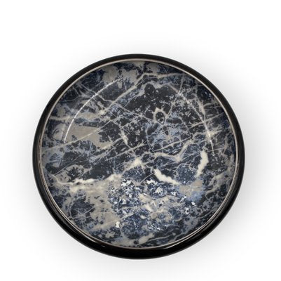 Black Marbled Ceramic Centerpiece by Alvino Bagni, 1970-TXN-1771301