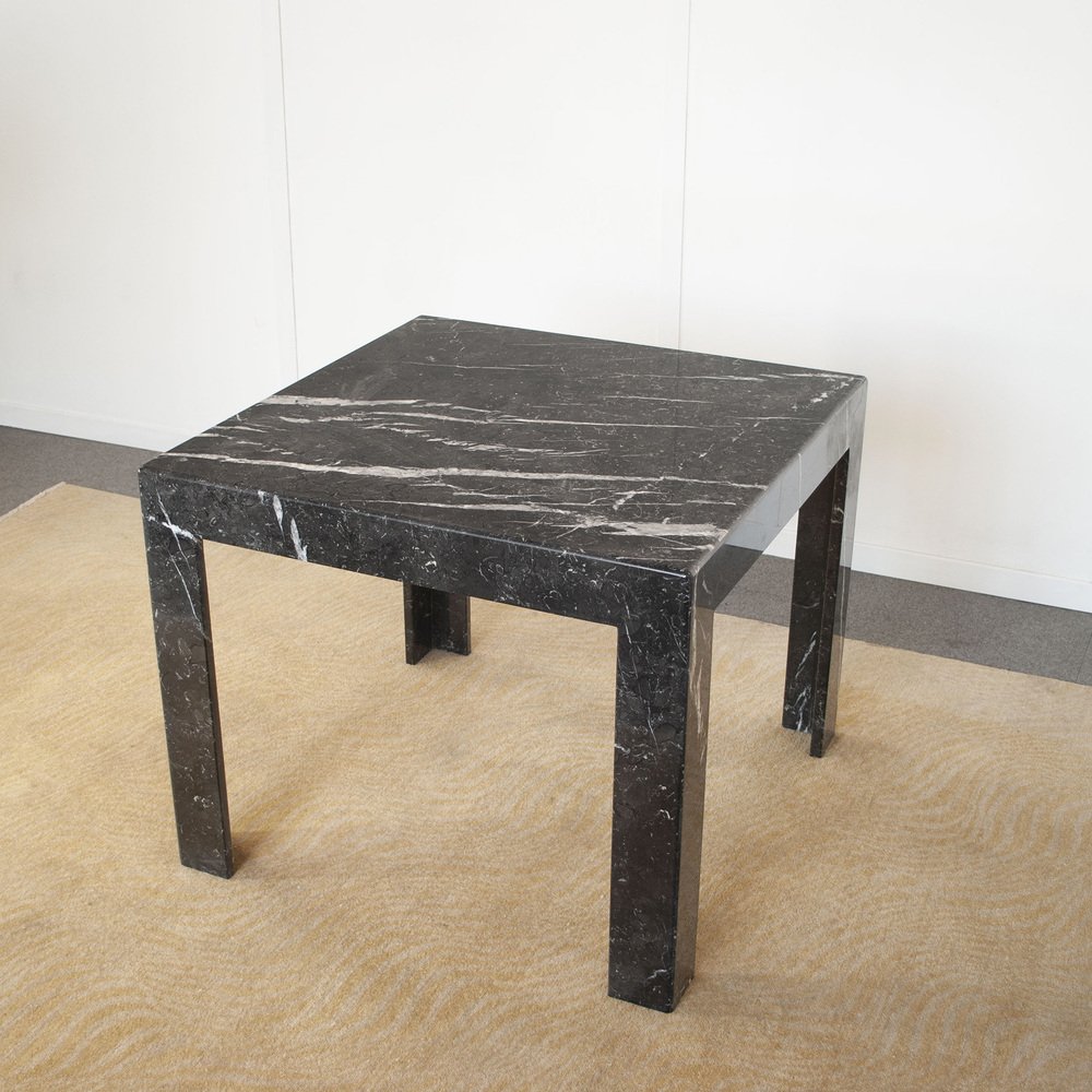 Black Marquina Marble Coffee Table by Alessandro Giusti & Egidio Di Rosa for Ultima Edizione, 1980s