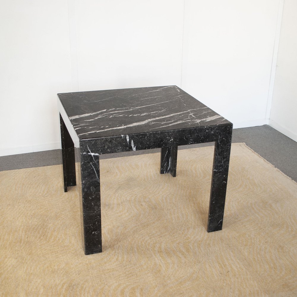 Black Marquina Marble Coffee Table by Alessandro Giusti & Egidio Di Rosa for Ultima Edizione, 1980s