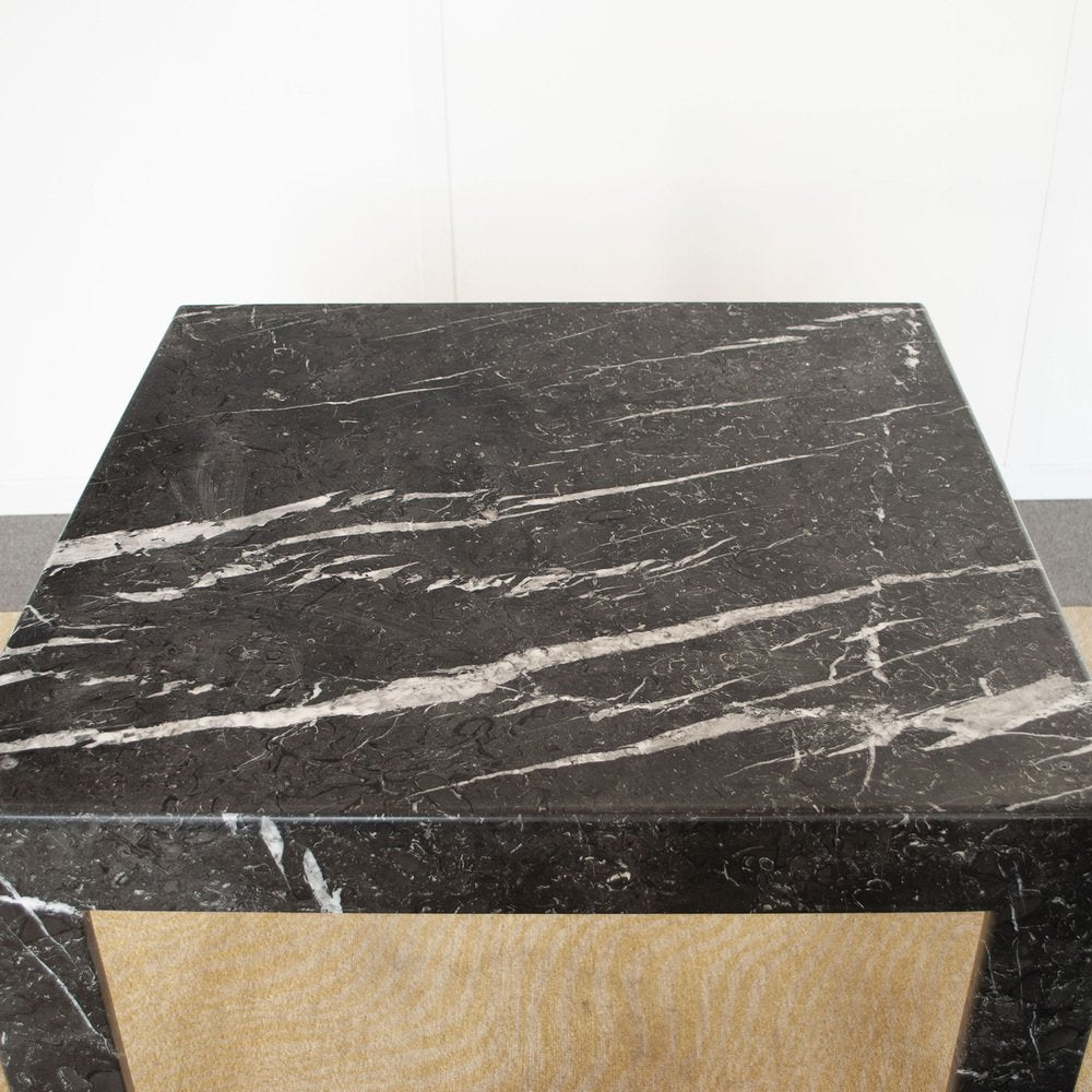 Black Marquina Marble Coffee Table by Alessandro Giusti & Egidio Di Rosa for Ultima Edizione, 1980s