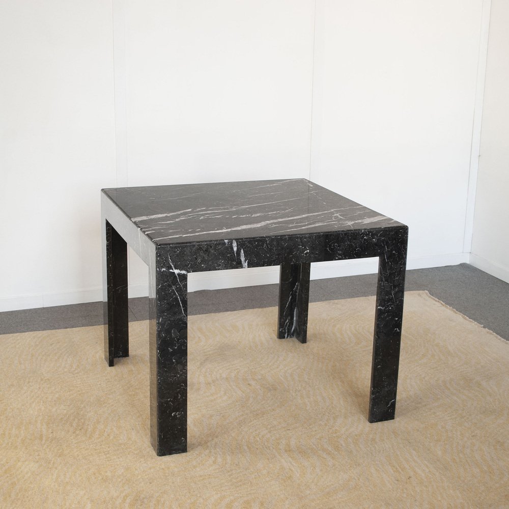 Black Marquina Marble Coffee Table by Alessandro Giusti & Egidio Di Rosa for Ultima Edizione, 1980s