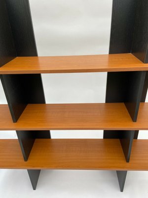 Black Melamine Shelf, 1980s-QKG-1394646