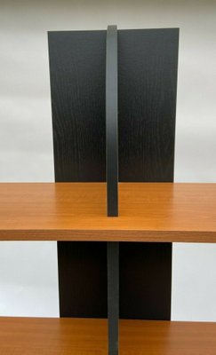 Black Melamine Shelf, 1980s-QKG-1394646