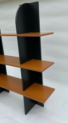 Black Melamine Shelf, 1980s-QKG-1394646