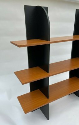 Black Melamine Shelf, 1980s-QKG-1394646