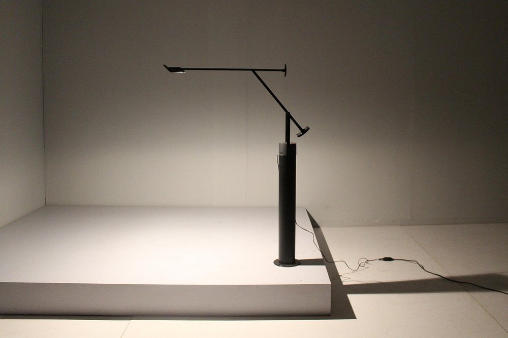 Black Metal Mod. Tizio Floor Lamp attributed to R. Sapper for Artemide, Italy, 1972