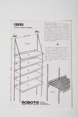 Black Metal Shelf by Bruno Munari-QAC-2021095