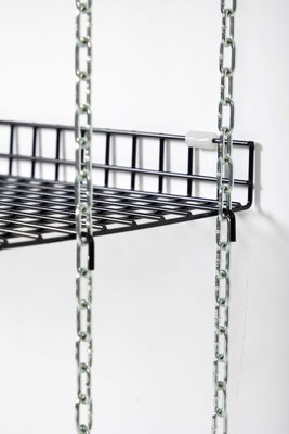 Black Metal Shelf by Bruno Munari-QAC-2021095