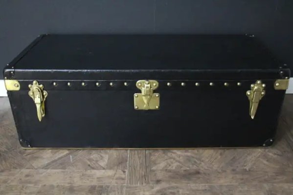 Black Motoring Trunk from Louis Vuitton, 1920-YF-2023454