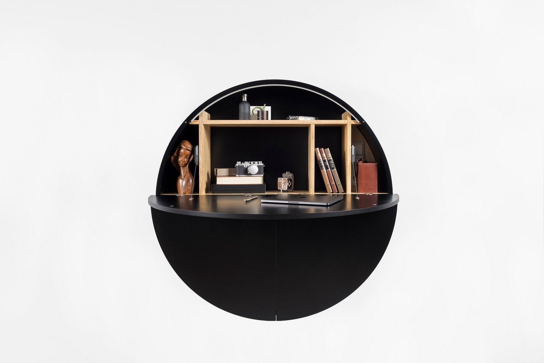 Black Multifunctional Pill Cabinet by Dalius Razauskas for Emko