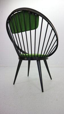 Black Original Circle Chair by Yngve Ekström for Swedese, Sweden, 1960s-DT-2026158