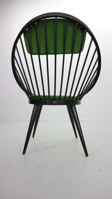 Black Original Circle Chair by Yngve Ekström for Swedese, Sweden, 1960s-DT-2026158