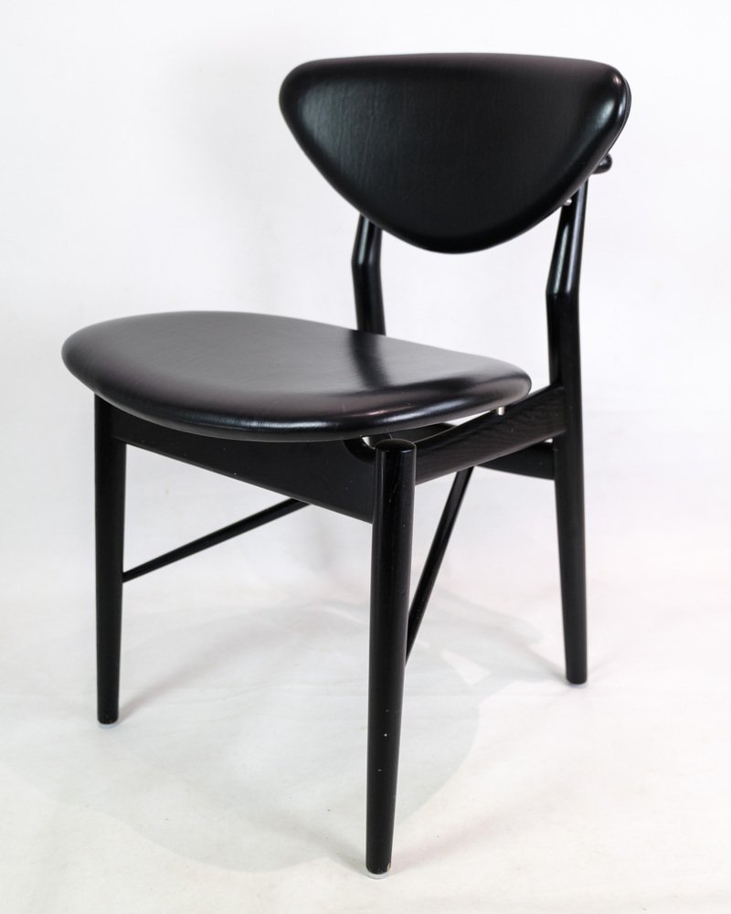 Black Painted Oak Model 108 Dining Chair by Finn Juhl, 2000s