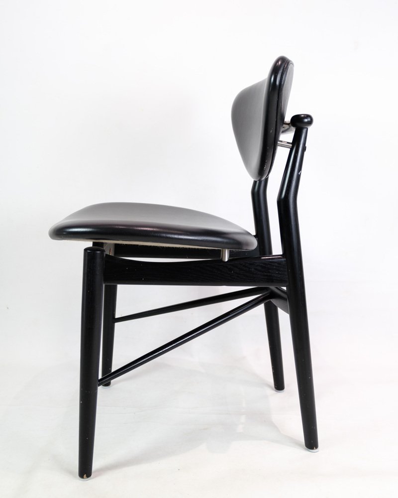 Black Painted Oak Model 108 Dining Chair by Finn Juhl, 2000s