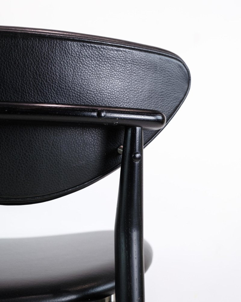 Black Painted Oak Model 108 Dining Chair by Finn Juhl, 2000s