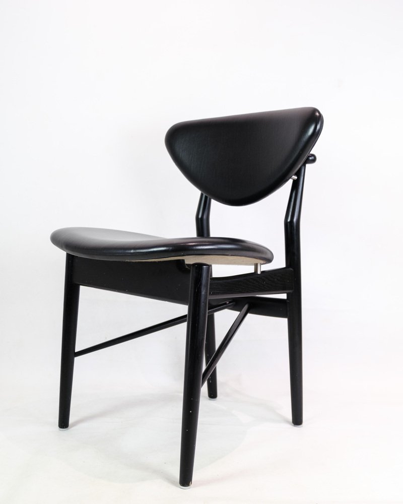 Black Painted Oak Model 108 Dining Chair by Finn Juhl, 2000s