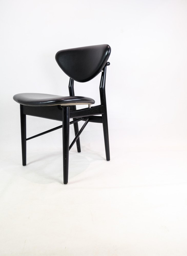 Black Painted Oak Model 108 Dining Chair by Finn Juhl, 2000s