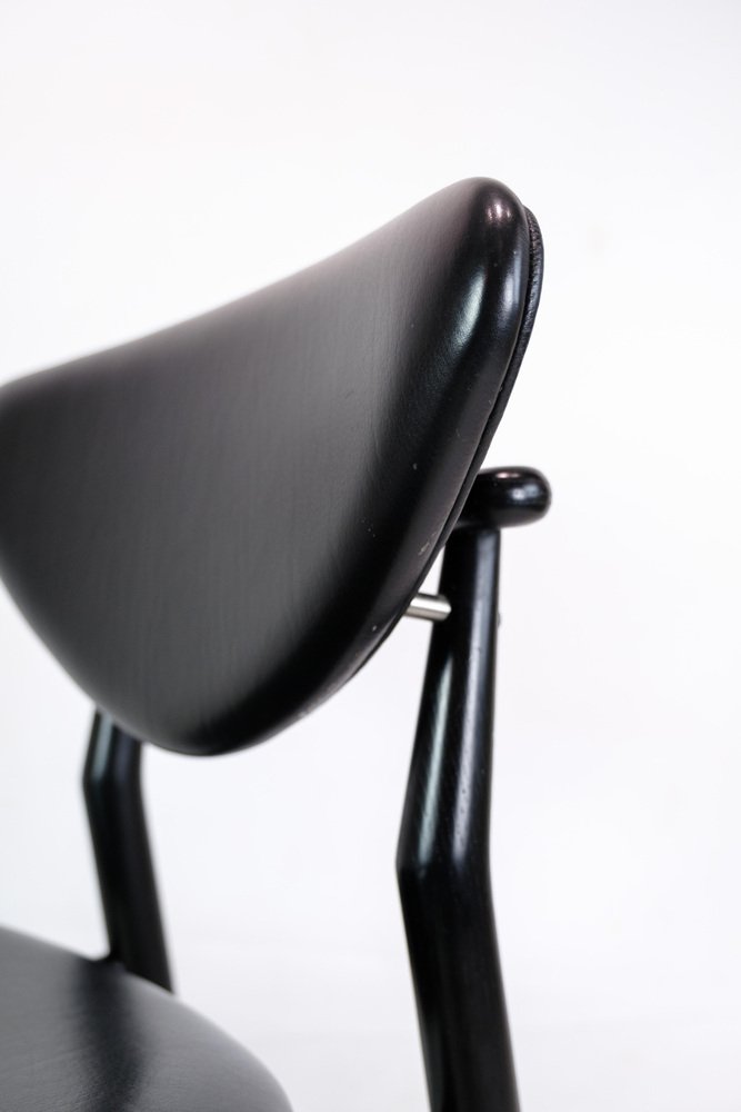 Black Painted Oak Model 108 Dining Chair by Finn Juhl, 2000s