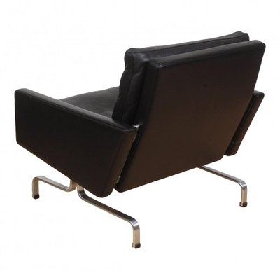 Black Patinated Leather Pk-31 Armchairs by Poul Kjærholm for E. Kold Christensen, Set of 2-MTD-1400654