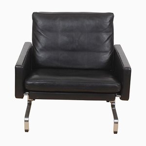 Black Patinated Leather Pk-31 Armchairs by Poul Kjærholm for E. Kold Christensen, Set of 2-MTD-1400654