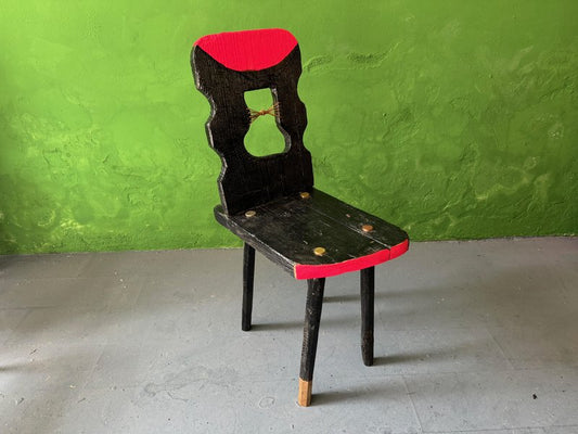 Black Peak Of A Century Chair by Markus Friedrich Staab