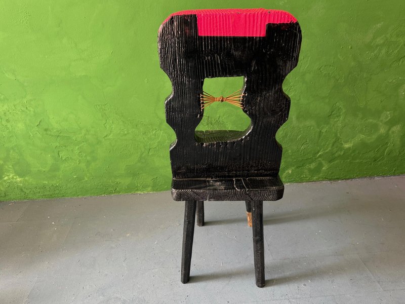 Black Peak Of A Century Chair by Markus Friedrich Staab