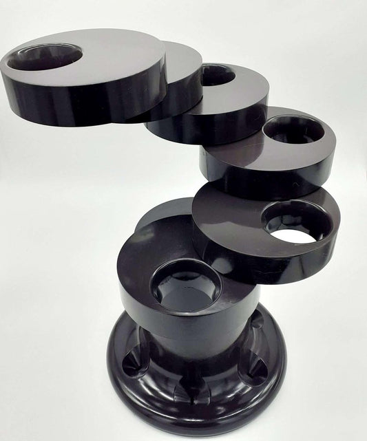 Black Pluvium Umbrella Stand by Giancarlo Piretti for Anonima Castelli