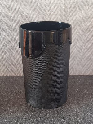 Black Porcelain Vase by Johan Van Loon for Rosenthal-QDP-1264458