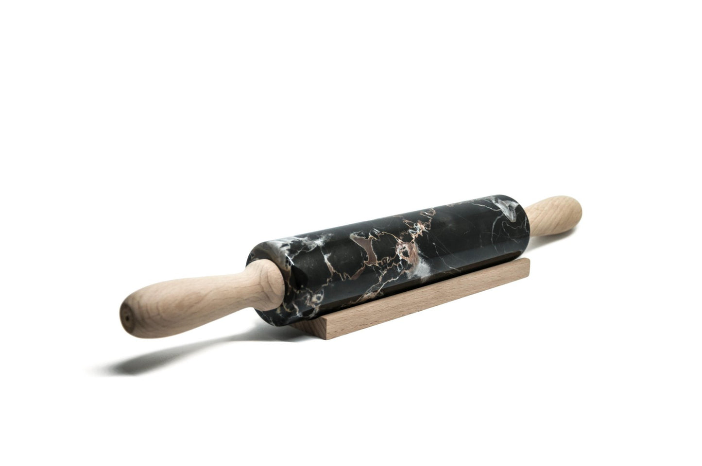 Black Portoro Marble Rolling Pin