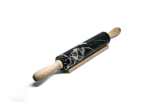 Black Portoro Marble Rolling Pin from FiammettaV Home Collection