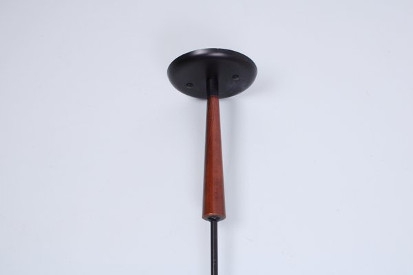 Black Postmodern Adjustable Counterbalance Ceiling Light from Herda, 1980s-XT-1413867