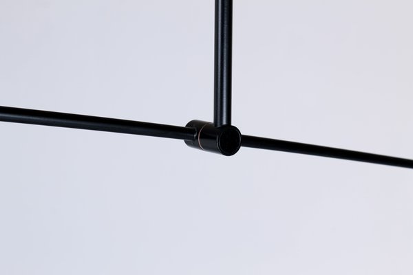 Black Postmodern Adjustable Counterbalance Ceiling Light from Herda, 1980s-XT-1413867