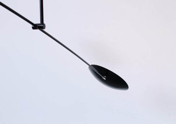 Black Postmodern Adjustable Counterbalance Ceiling Light from Herda, 1980s-XT-1413867