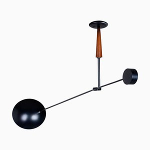 Black Postmodern Adjustable Counterbalance Ceiling Light from Herda, 1980s-XT-1413867