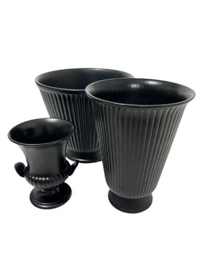 Black Ravenstone Set from Wedgwood, Set of 3-UCH-1224213