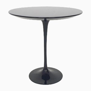 Black Round Side Table by Eero Saarinen for Knoll International, 1960s-ZO-2026360