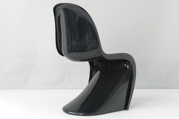 Black S Chair by Verner Panton for Herman Miller/Fehlbaum, Germany, 1973-LOB-969927